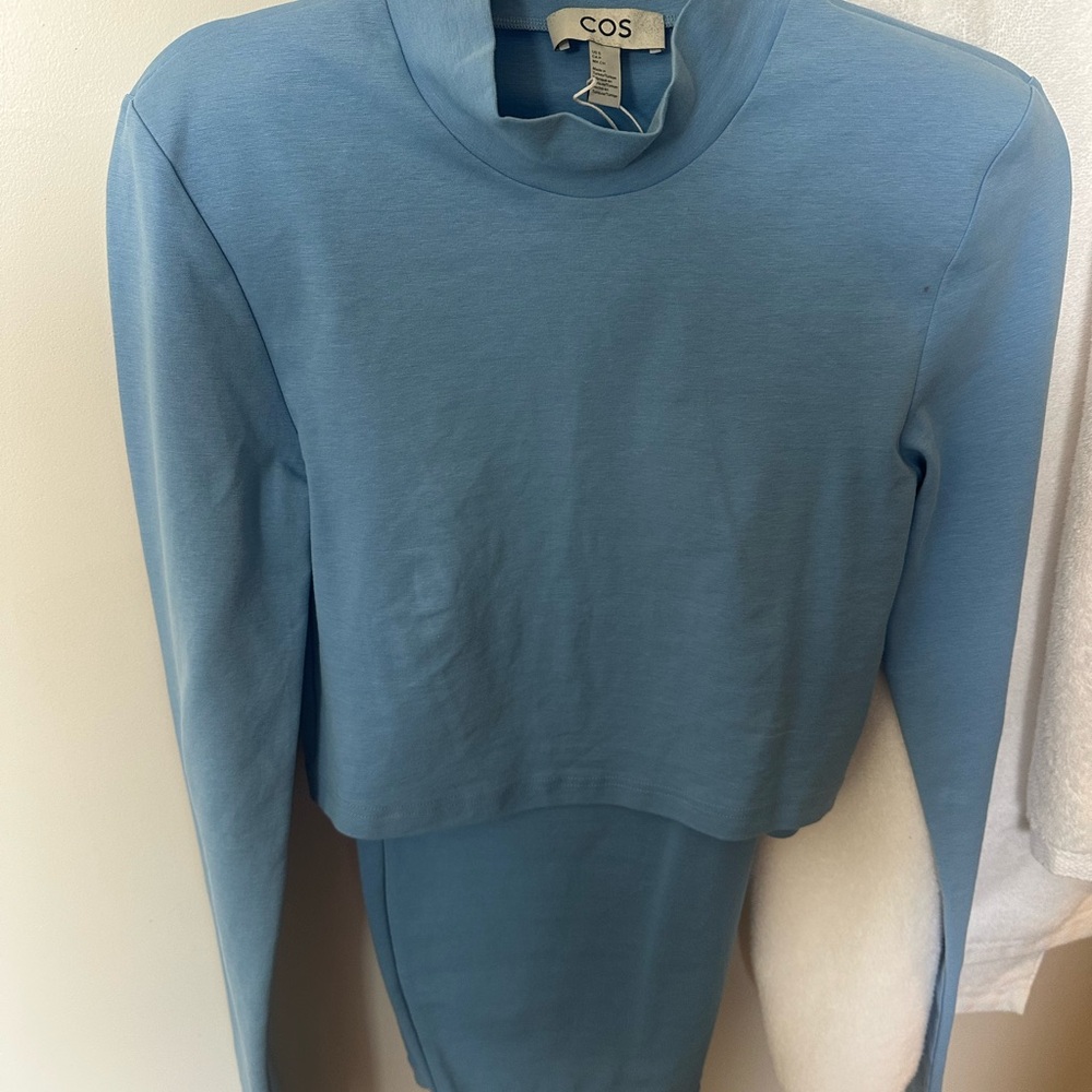 COS Women's Blue Top with skirt